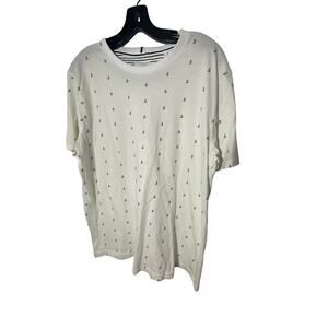 Men's Ricky Singh Cactus Man Novelty Print Preppy Nautical Anchor T-shirt  XL